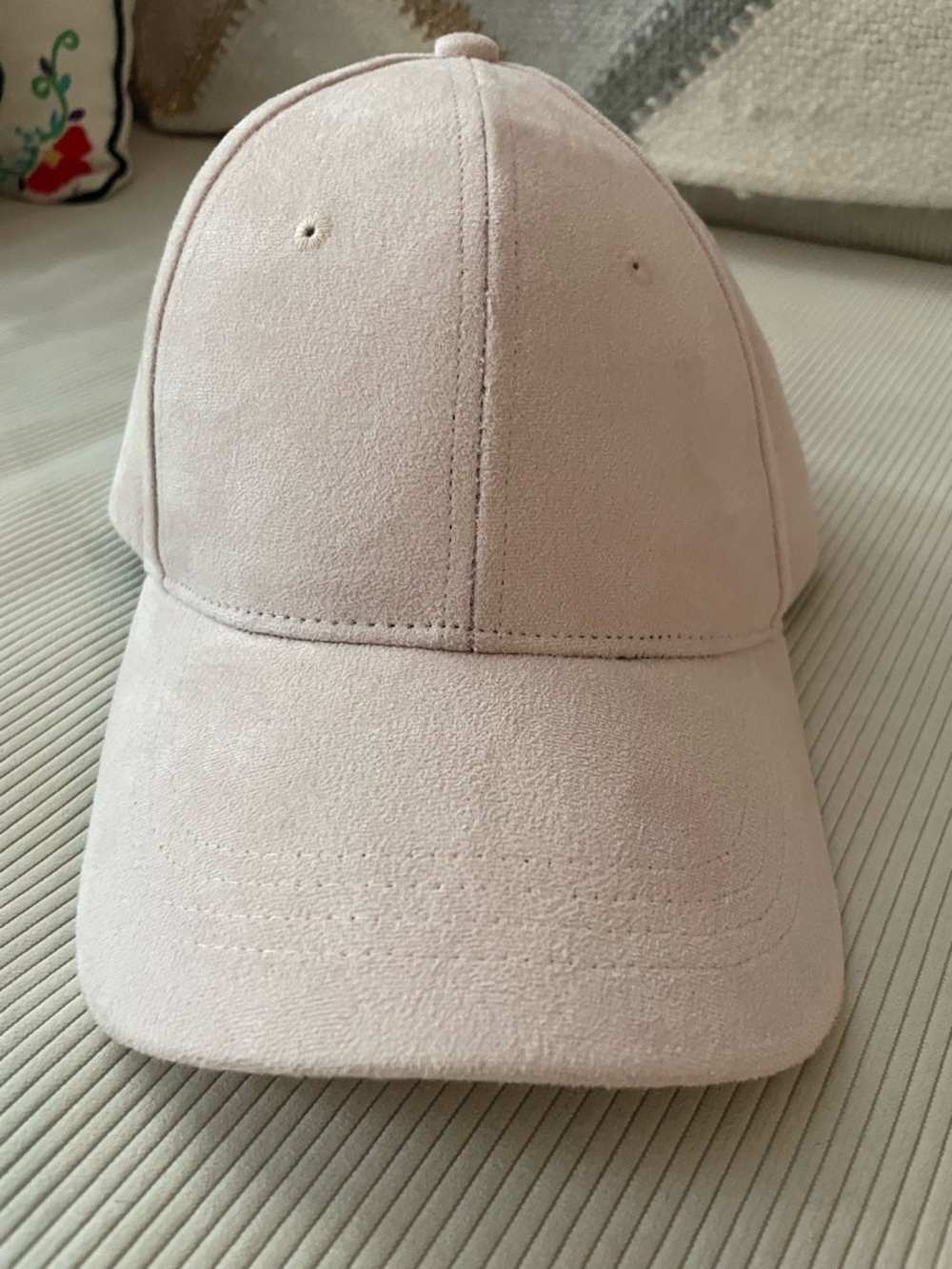 Michael Stars Pink and Black Interior Baseball Cap